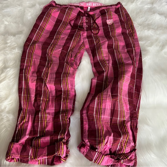 HTF VERY RARE AND VINTAGE PINK VS 2006 Secret Society Display Tee & Lounge Pants - Picture 8 of 14